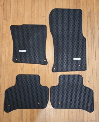 2016-2022 Genuine JAGUAR XE All Weather Floor Mat Set Black Rubber + Felt OEM