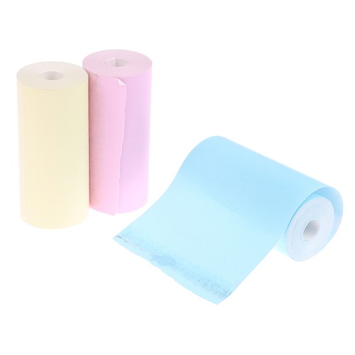 3 Rolls Portable Mini Printer Thermal Label Printers Paper 57x25mm DIY Stickers - Bild 8 von 8