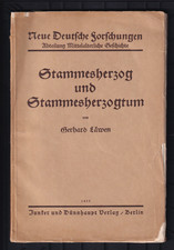 Stammesherzog und Stammesherzogtum Gerhard L�...