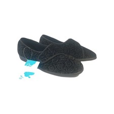 Slippers Womens Ladies GROSBY ROSIE Hard Sole Hook & Loop Adjustable Fastening