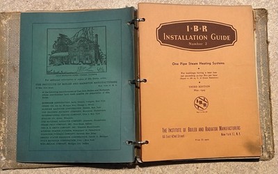IBR Installation Guide Thrush Heating Circulation Brochures Charts Radiator Pump
