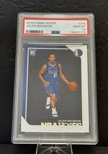 2018-19 Panini NBA Hoops - Jalen Brunson #243 White Line Border on Front (RC)