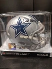 Cliff Harris Signed Dallas Cowboys Mini Helmet Beckett Witness
