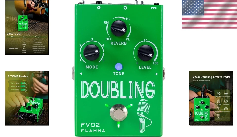 Vocal Processor & Doubler Pedal with Reverb & Chorus - Image 2 of 4