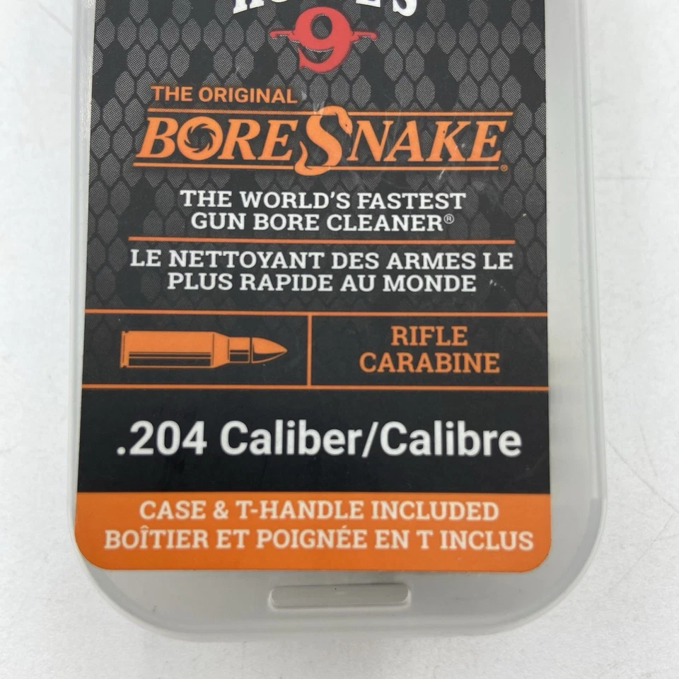 Hoppe's BoreSnake Limpiador de Agujeros Calibre .204 Rifles Estuche de Almacenamiento 24025D Foto 2 de 3