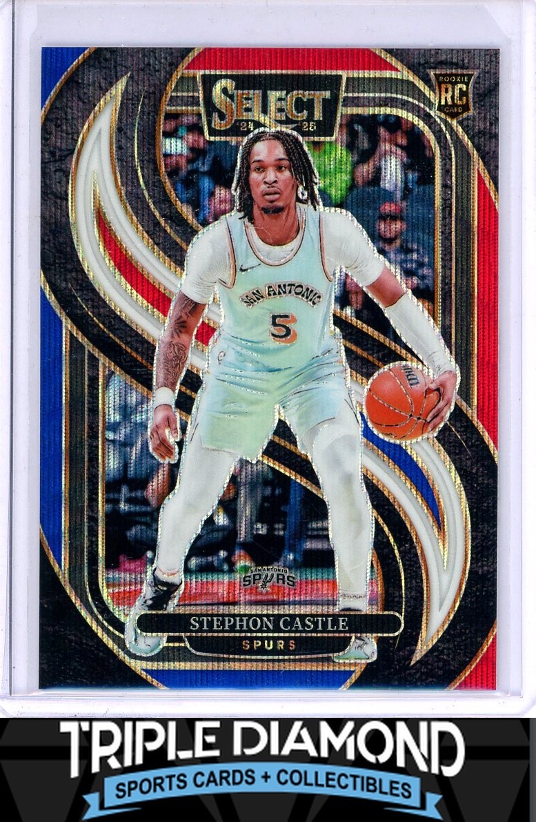 2024-25 Panini Select Stephon Castle Rookie Premier Level Tri Color Prizm Z620