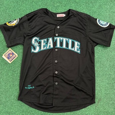Ken Griffey Jr. Seattle Mariners 1997 Black Mitchell and Ness NWT