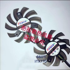 New Graphics Card Dual Fan For ASUS GTX650TI 660Ti GTX750 GTX760 GTX770 R7260