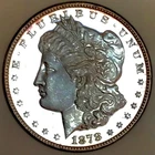 1878 REV OF 78 MORGAN! SUPER DMPL! DEEP LIQUID BLK MIRRORS! MS++++++ NR #64814