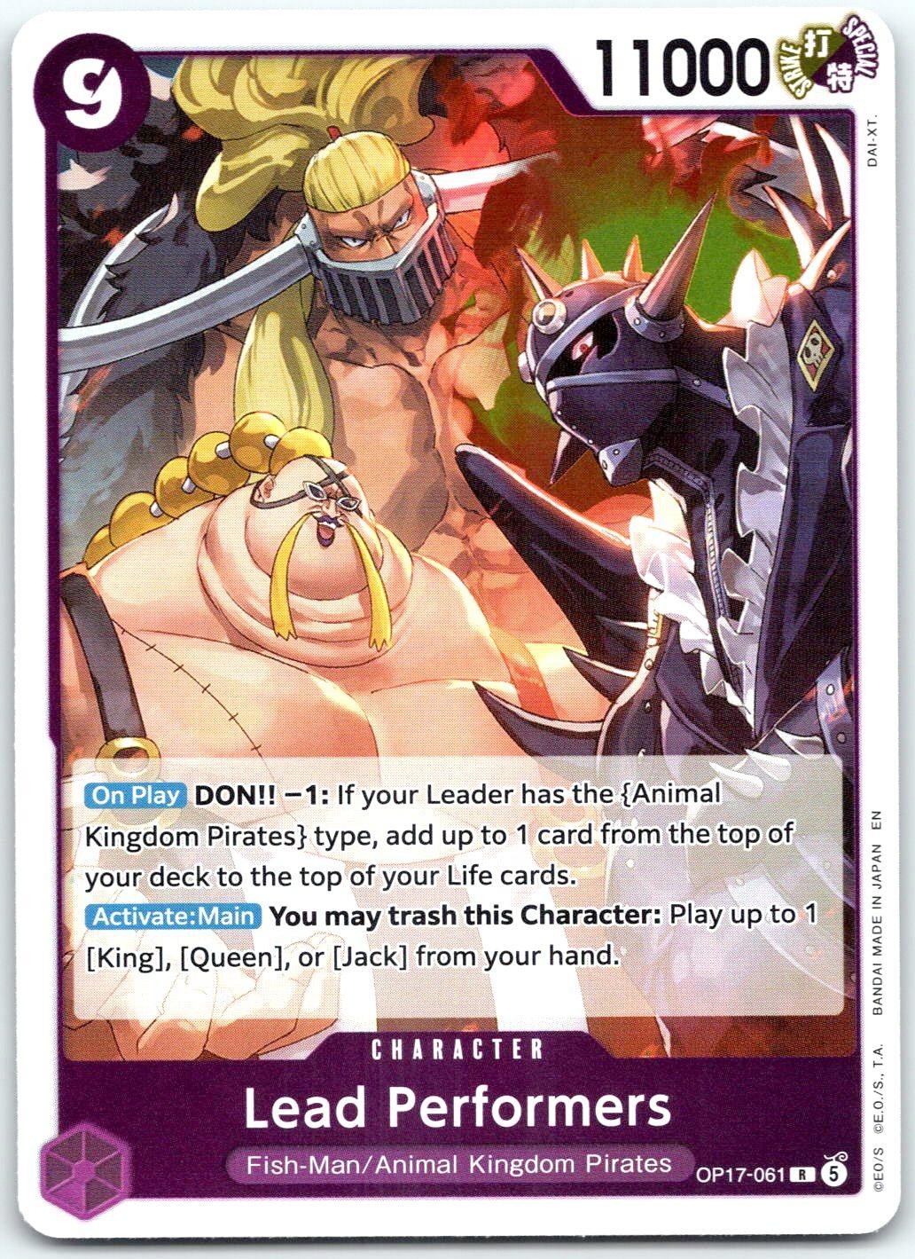 Lead Performers OP17-061 The World's Strongest Warriors Foil One Piece NM