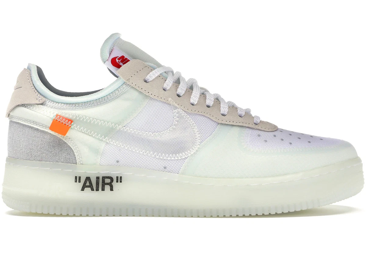 Preços baixos em Nike Off-White x Air Force 1 Low The Ten | eBay