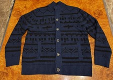 ORIGINAL LUCKY BRAND CALIFORNIA BUTTON UP MEN'S SWEATER SIZE Extra LARGE