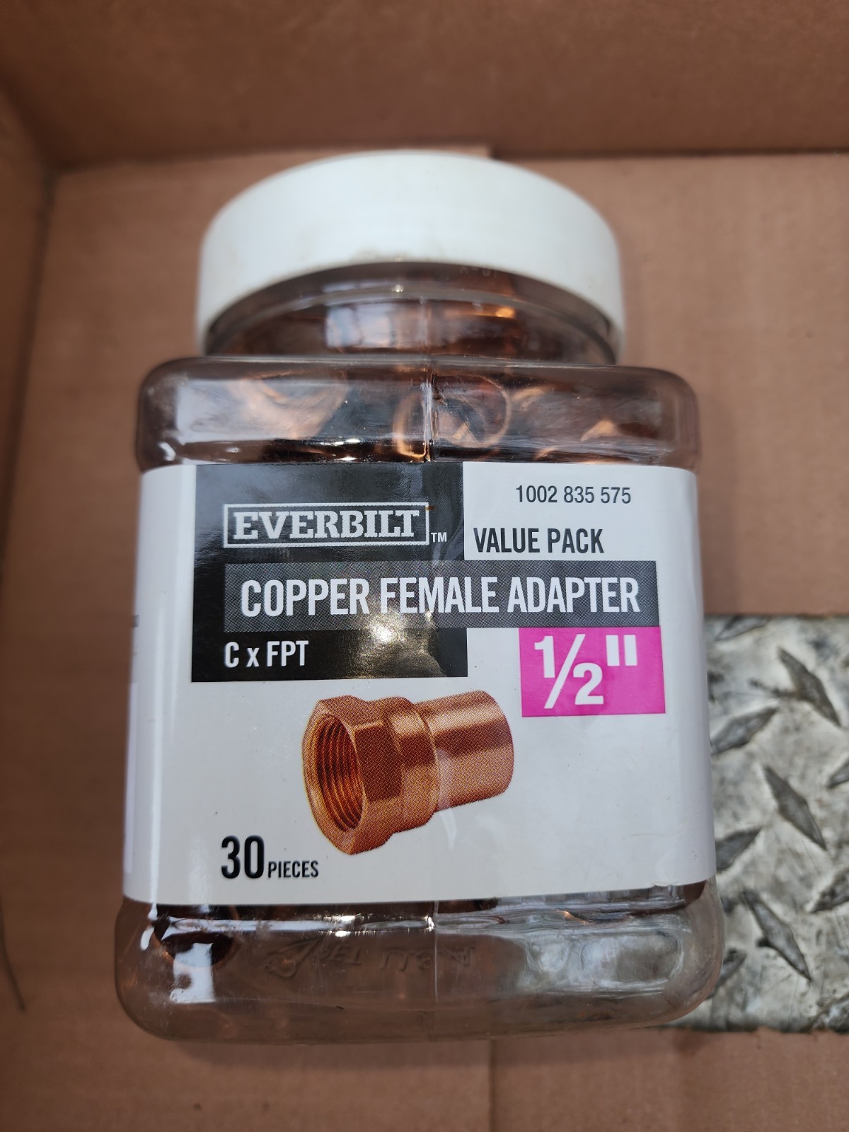 Pro 29 Pack EVERBUILT Copper Female Adapter 1/2" C x FPT MPP603