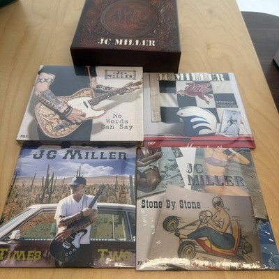 JC Miller Box Set 4 CD Albums No Words Can Say Times Two Steppin' Through Stone