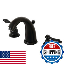 Kingston Brass Kb980Al Victorian 2-Handle 8 In. Widespread Bathroom Faucet