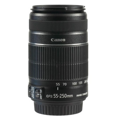 Canon 55-250/4.0-5.6 IS II EF-S Obektiv Zoom original Fachhändler (S0945)