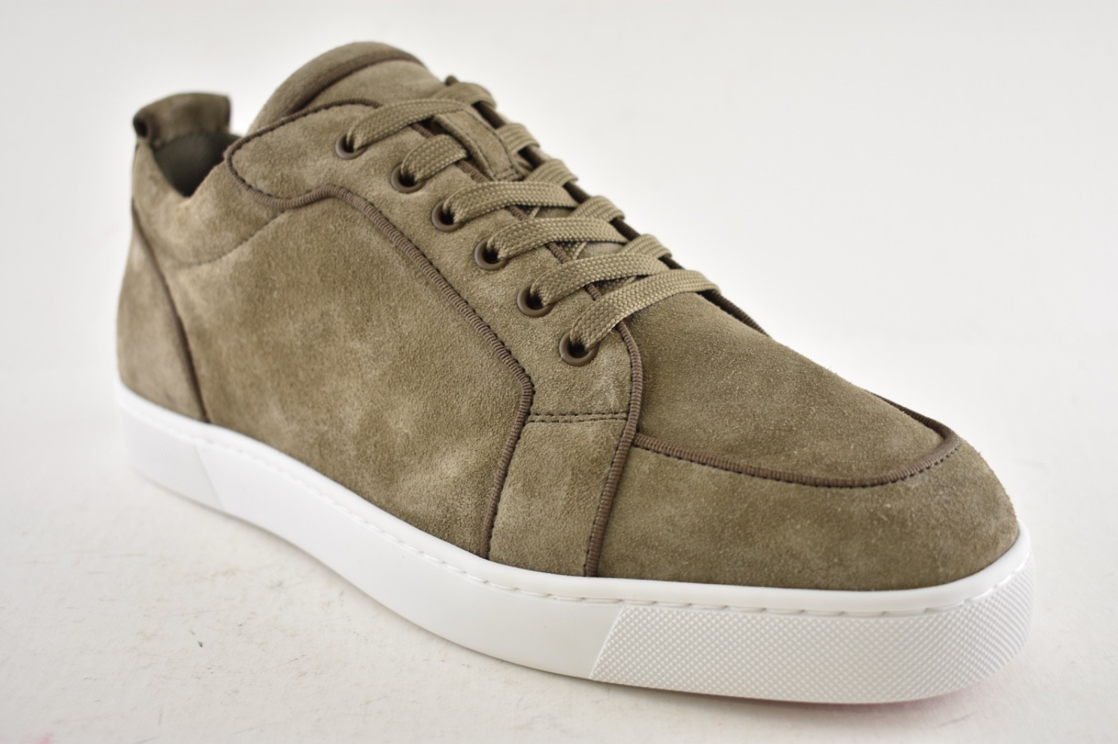 Christian Louboutin Mens Rantulow Orlato Flat Silex Grey Low Top Sneakers 42 9 image 6