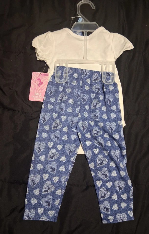 Conjunto de enredadera, pantalón y diadema Baby Phat Girls 18 meses ~ Nuevo Foto 2 de 2