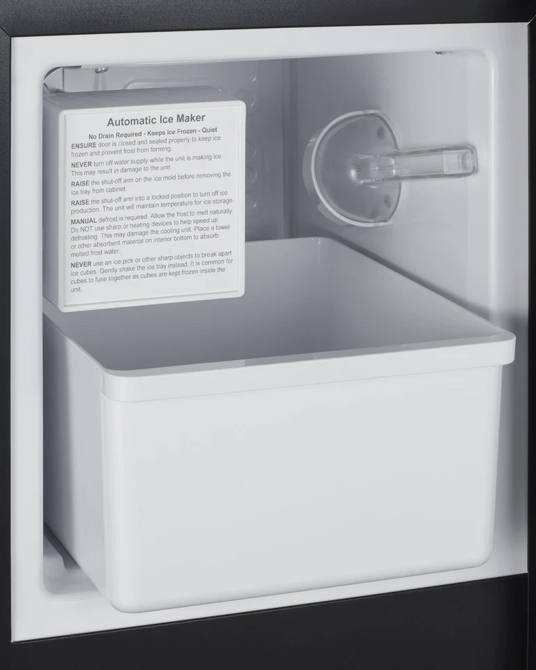 Summit BIM26LHD 15"W 12 Lbs. Máquina de hielo incorporada con capacidad - Acero inoxidable Foto 3 de 4