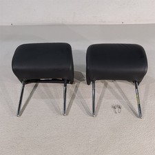 01-06 Bmw 330ci Convertible Rear Seat Headrests Pair 2 Aa7502 - Note