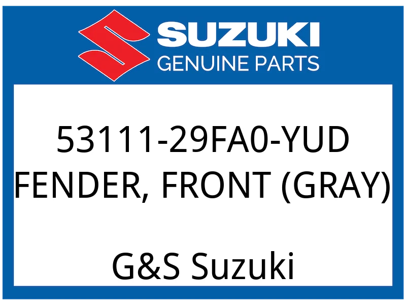 FENDER, FRONT (GRAY)
