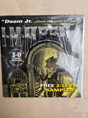 1995 SIMON & SCHUSTER DOOM JR I.M. MEEN BE QUICK BE SMART BEWARE 3-D NEW SEALED