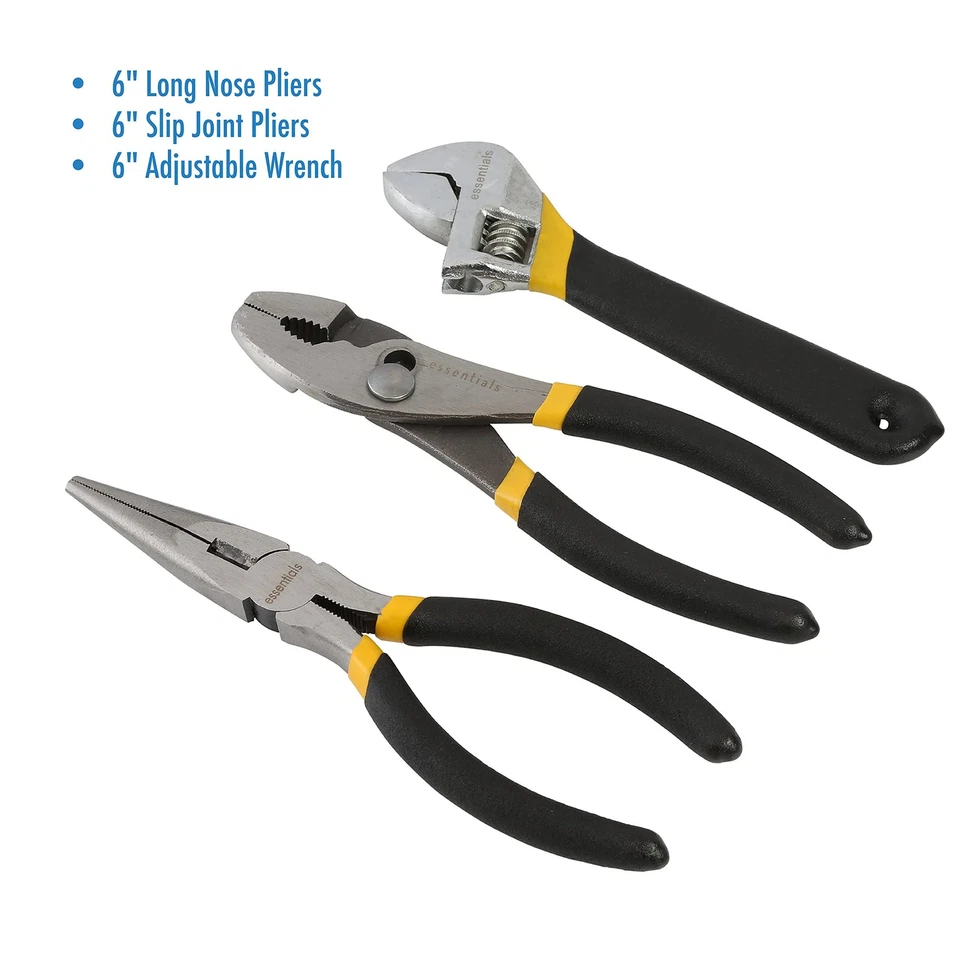 GreatNeck 21044 Essentials Around the House Tool Set in Black Bag - Image 4 of 4