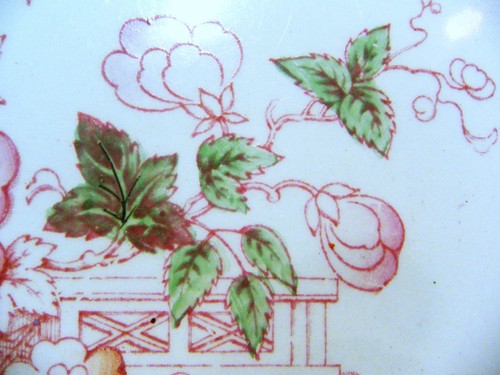 Vintage ADAMS CHINA Hand Painted Calyx Ware "Metz" Pattern, Older Backstamp - Picture 59 of 62