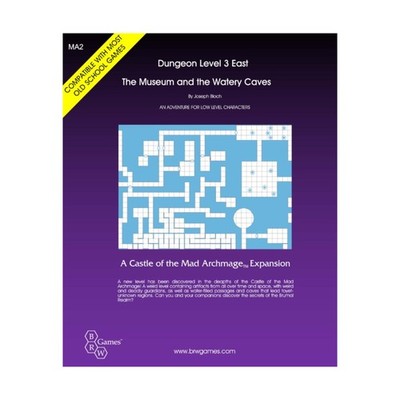 BRW RPGs  Dungeon Level 3 East - The Museum and the Water Caves (POD, Blac VG+