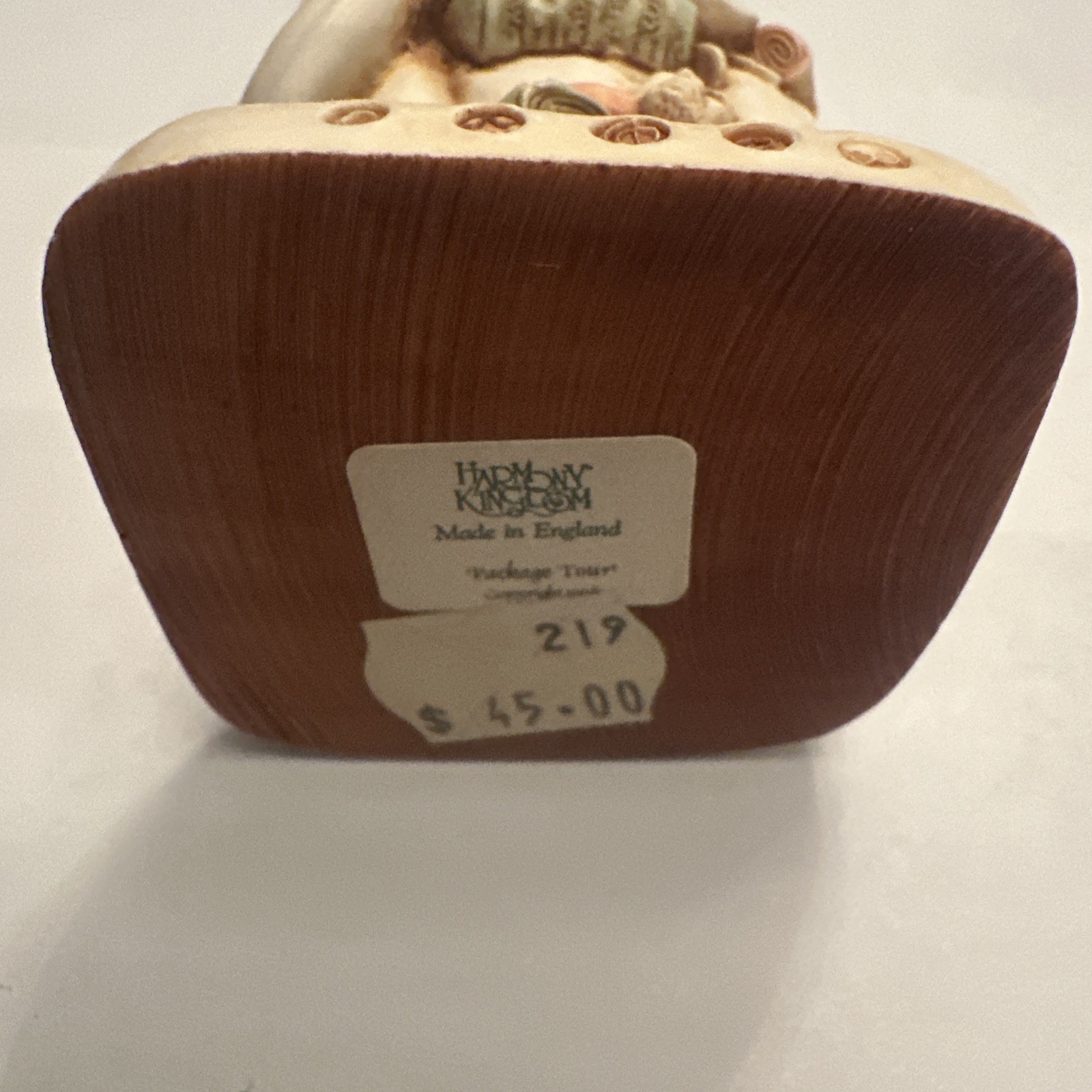 Vintage Harmony Kingdom Lot Of 2 Trinket Boxes Package Tour Bum Wrap signed