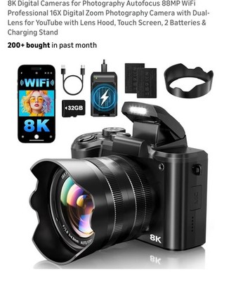 Digital Camera 8k Ultra Hd