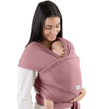 Baby Wrap Carrier - Soft  Secure Fit Cotton Blend Baby Carrier Newborn to To...