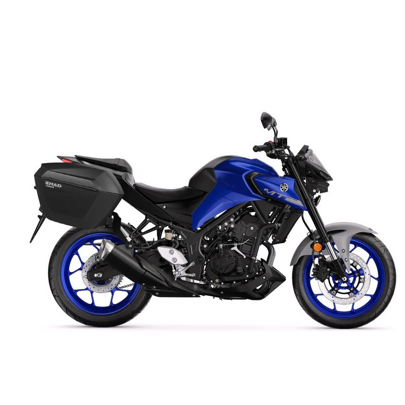 Fixation latérale Shad 3P Yamaha MT 03 système rigide discret
