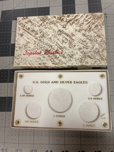capital plastics holder us gold and silver eagles new in box 434F fast shipping