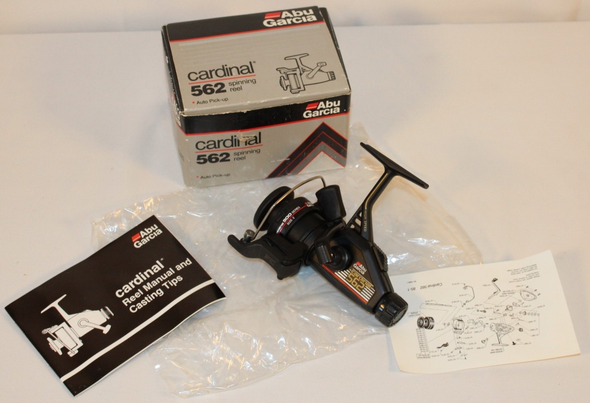 Vintage ABU Garcia Cardinal 562 Spinning Fishing Reel New Box