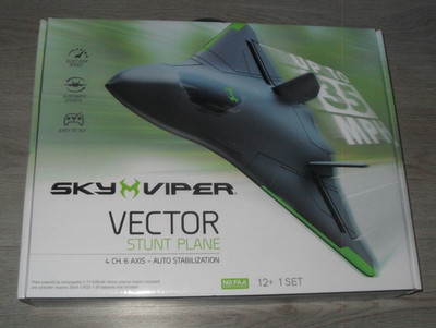 Sky Viper Vector Stunt Flugzeug 4 CH. 6 Achsen automatische Stabilisierung - NEU