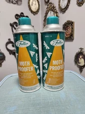 VINTAGE FULLER BRUSH CO. 1 LB CAN MOTH PROOFER w/ LID USED DISPLAY CAN VTG