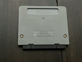 Nintendo Galactic Pinball Virtual Boy Game NTSC-U/C KA Authentic Worn Label USA