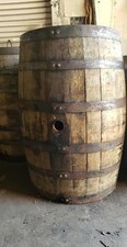 Genuine Bourbon Whiskey Barrel for Crafts, Decor, Bar