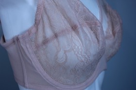 Wacoal 855186 Retro Chic T-shirt Unlined Underwire Bra Size 36DD rose