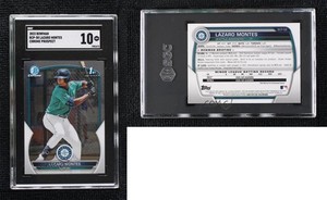 2023 Bowman Chrome Prospects Lazaro Montes Lázaro Montes #BCP-58 SGC 10 GEM