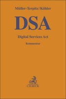 Ralf MüLler-Terpitz / Digital Services Act. DSA9783406798788