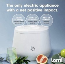 LOMI Smart Waste Kitchen Composter White - New But Little Scratch Inside Blade