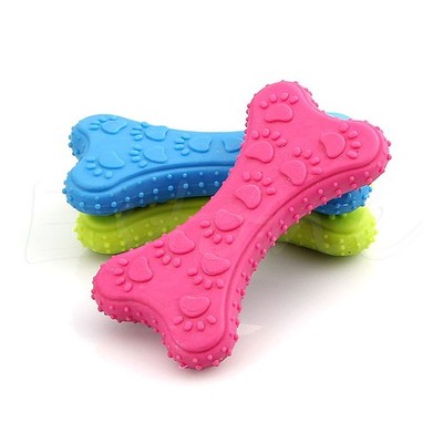 Interactive Dog Molar Bone Shape Chew Toy for Puppy Relieve Anxiety