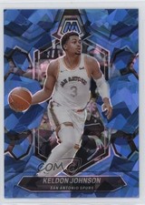 2023-24 Panini Mosaic Ice Mosaic Prizm 19/125 Keldon Johnson #119 0rd2