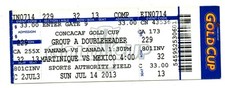 Ticket Gold Cup 2013 14.07. Panama - Canada + Martinique - Mexico