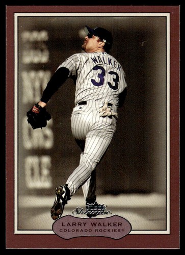 2003 Fleer Showcase Larry Walker Colorado Rockies #38