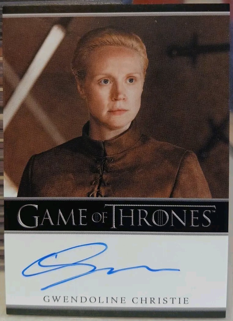 Game Of Thrones Art & Images Gwendoline Christie Autograph Brienne 
