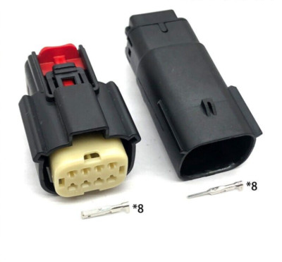 Für Molex 8 Pin Kabel Stecker, Harley SCHWARZ Wasserdicht, Sealed Kit, MX150 CPA