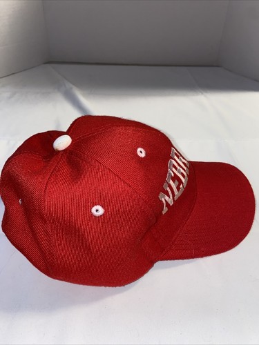 University of Nebraska Cornhuskers Adjustable Hat Cap GO BIG RED Big Ten 10 - Picture 5 of 7